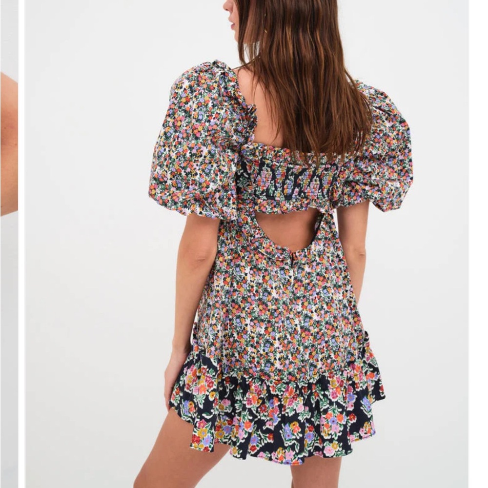 For Love And Lemons Hudson Multicolor Floral Mini Dress - Picture 3 of 7